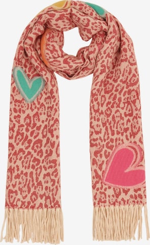 SAMAYA Scarf 'Wurka' in Red: front