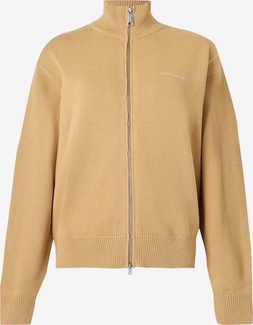 Carhartt WIP Neuletakki 'Kori' värissä ruskea: etupuoli