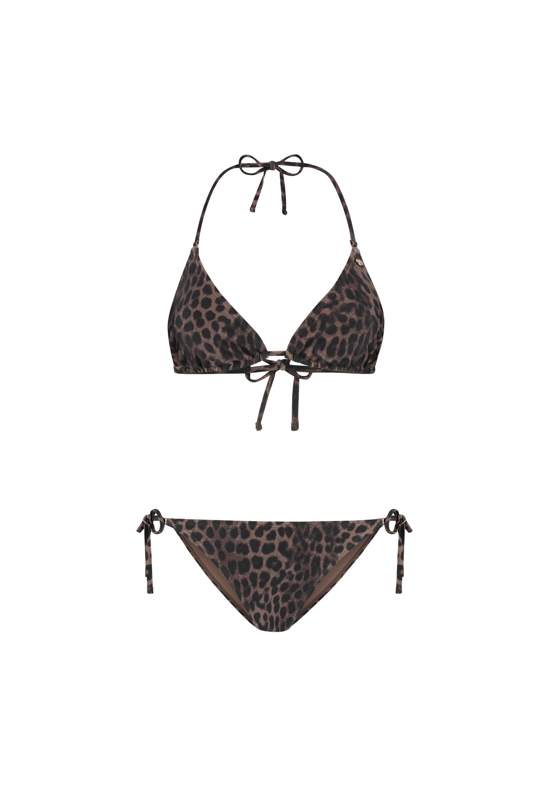 The Sunshine Brand Trojuholníky Bikiny 'LIZ' - Hnedá: predná strana