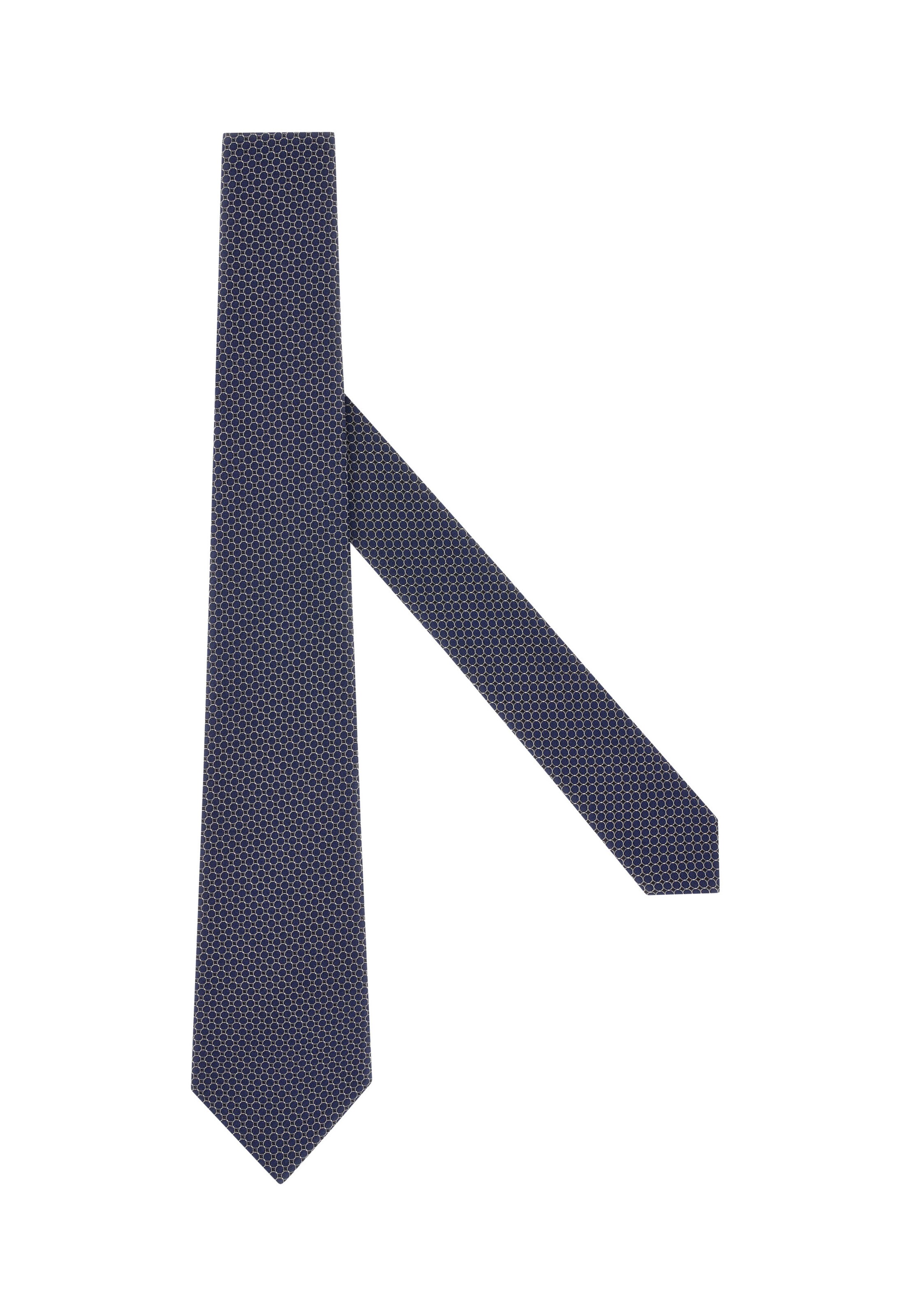 Cravate Boggi Milano en bleu : devant