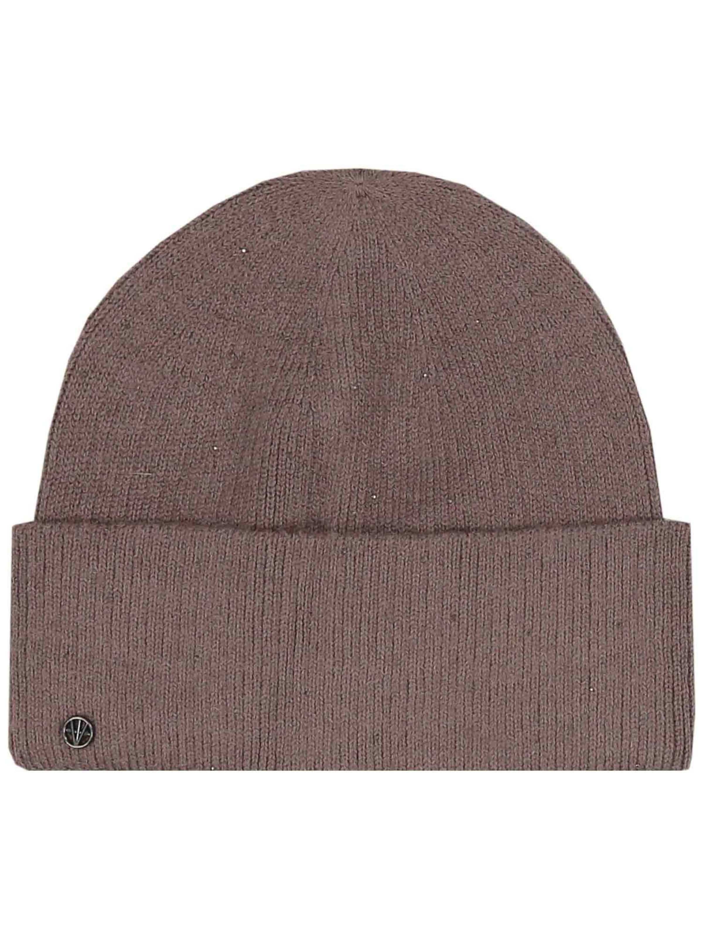 LOEVENICH Mütze in Braun: Vorderseite