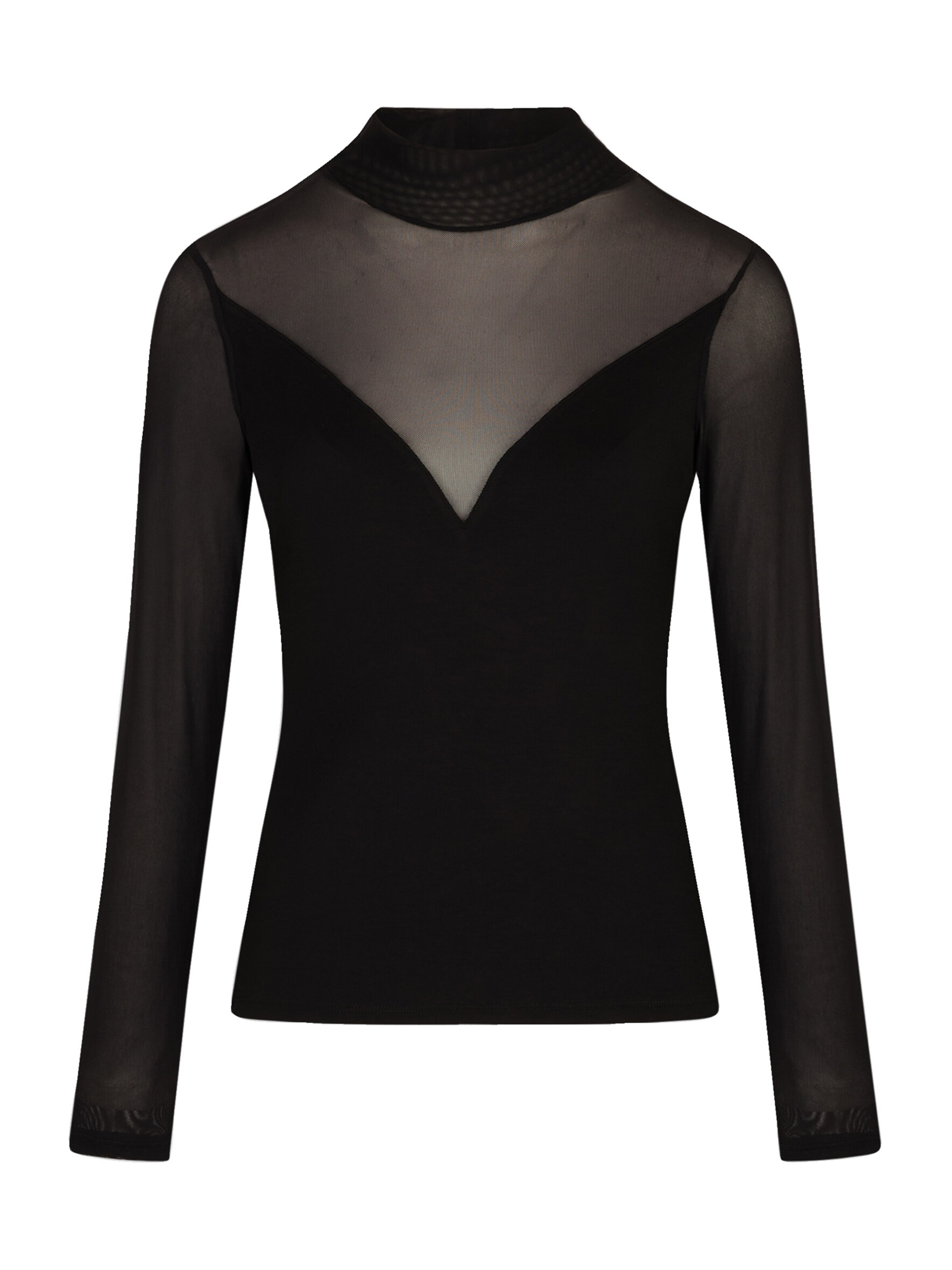 T-shirt Morgan en noir : devant