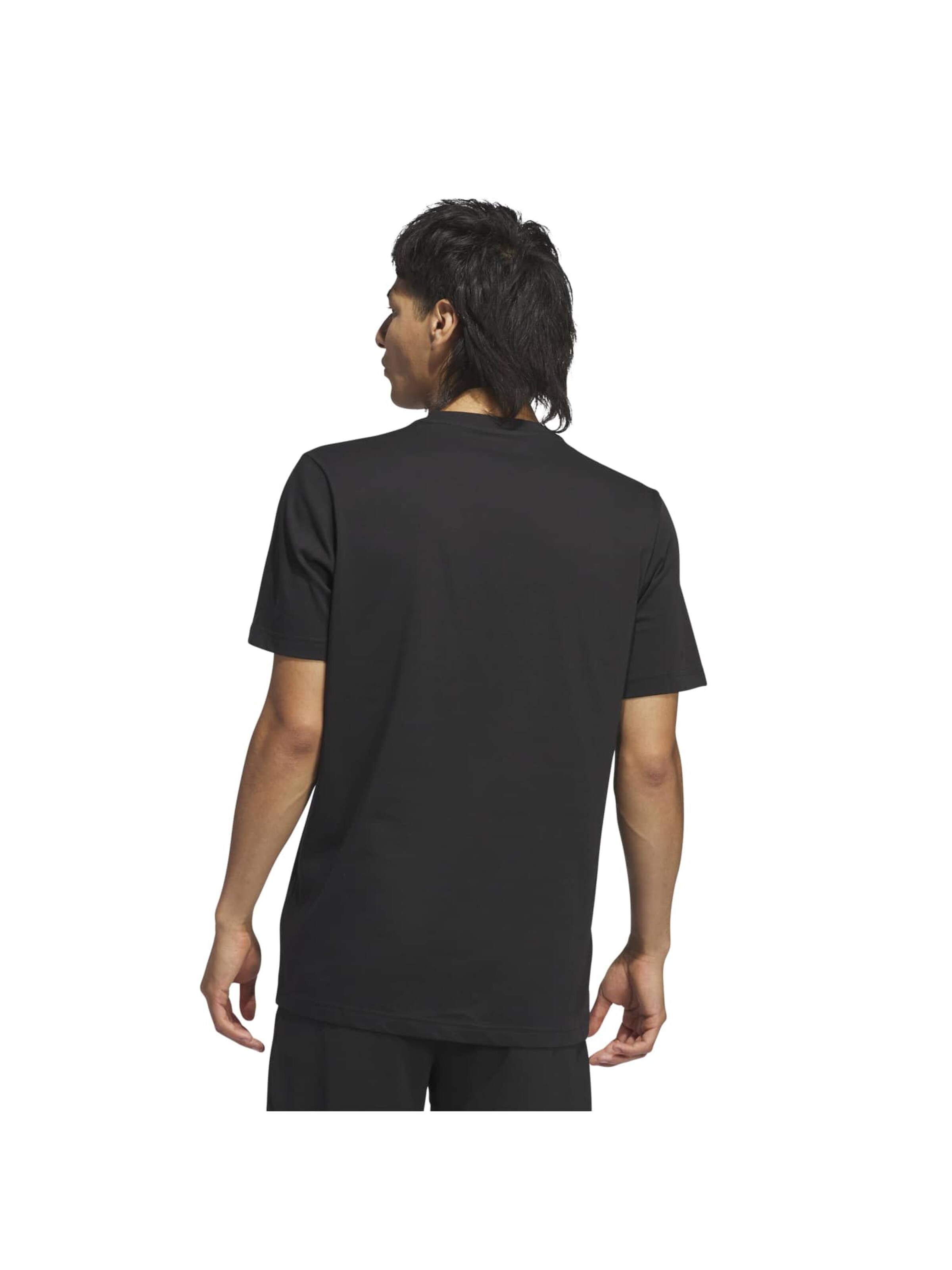 ADIDAS SPORTSWEAR - Camiseta funcional en negro: atrás