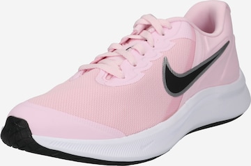 NIKE Athletic Shoes 'Star Runner 3' in Pink: front