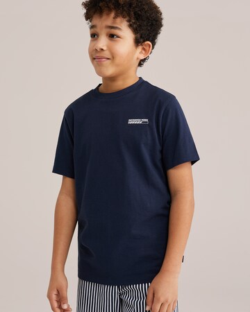 WE Fashion Пижама в Синий: спереди