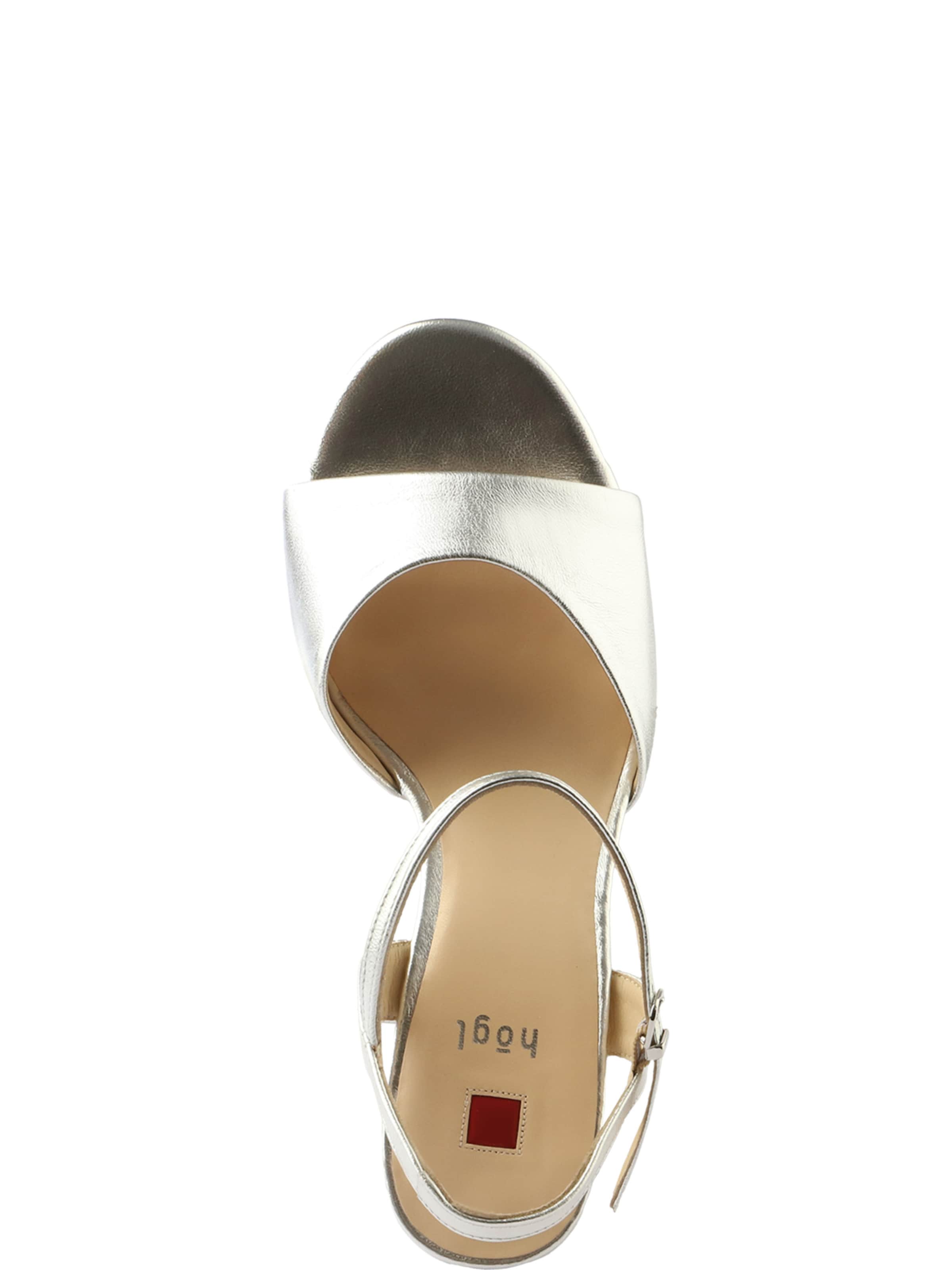 Högl Sandalen met riem 'MEG' in Zilver