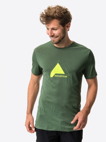 VAUDE Functioneel shirt 'Tekoa' in Groen: voorkant
