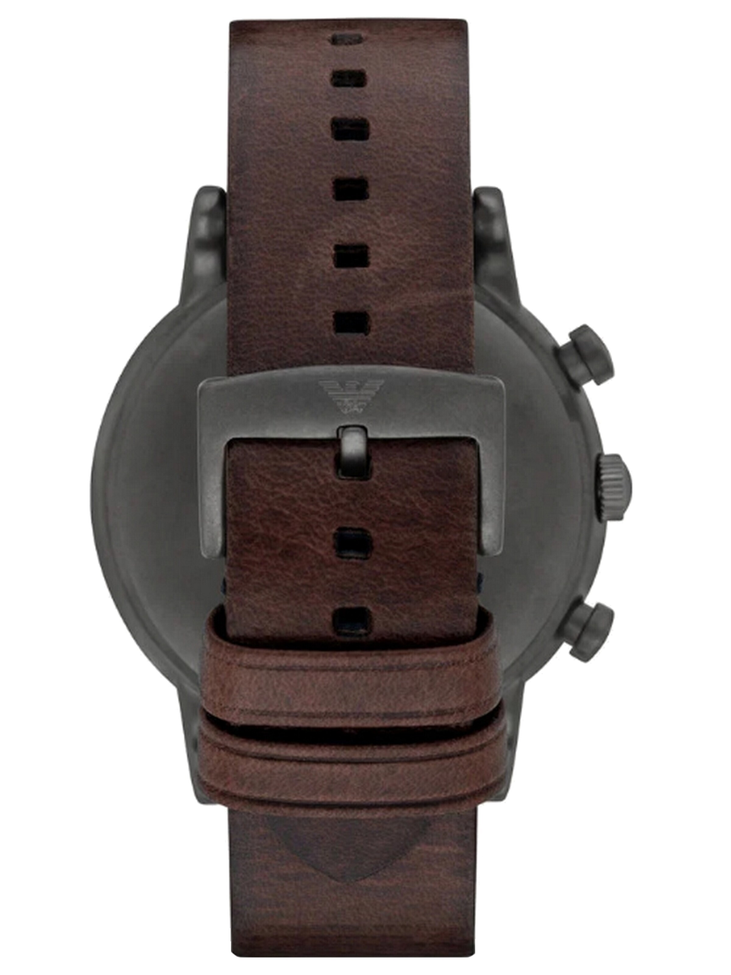 Emporio Armani Analog Watch 'Luigi' in Brown