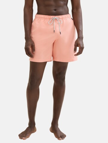 TOM TAILOR Board Shorts in Orange: front