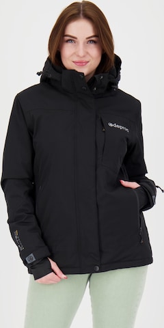 deproc Winter Jacket 'MONTREAL WMN' in Black: front