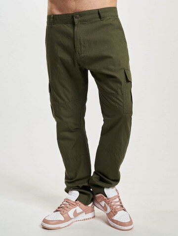 Denim Project Loosefit Cargohose in Grün