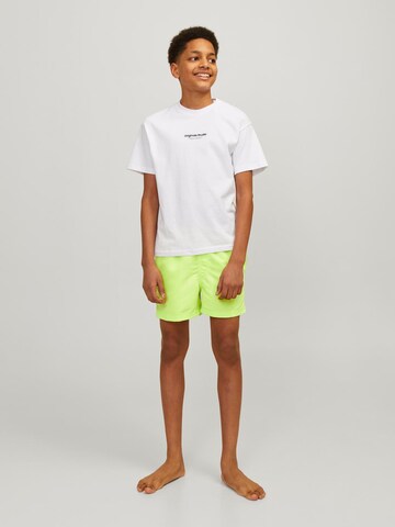 Jack & Jones Junior شورت سباحة 'JPSTFiji' بلون أخضر