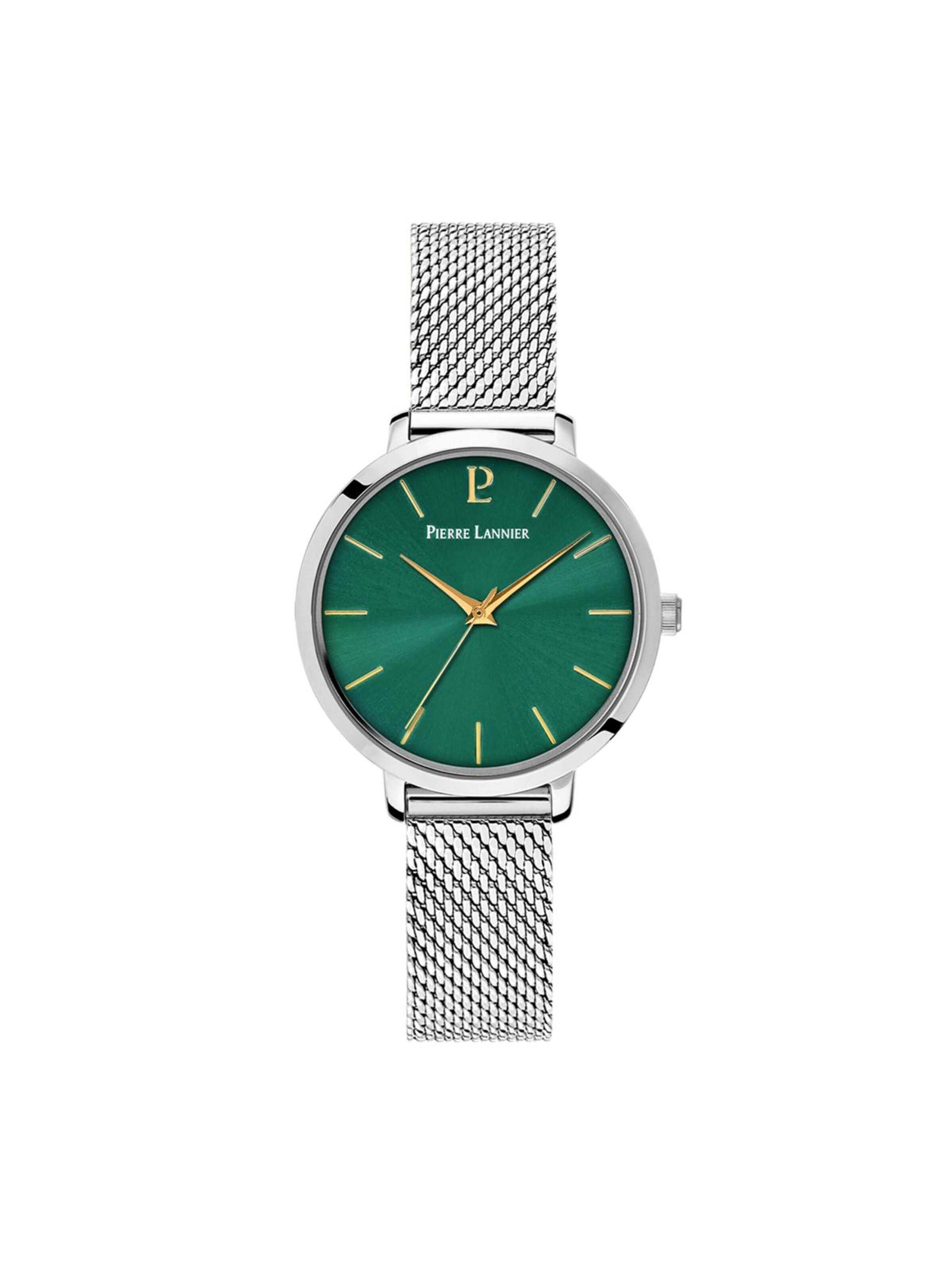 Montre à affichage analogique 'Pierre Lannier - Watch Chouquette - Quartz watch movement - Watch case width: 30 mm' Pierre Lannier en vert : devant