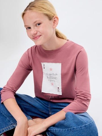 MANGO KIDS Shirt 'CARTA' in Red: front