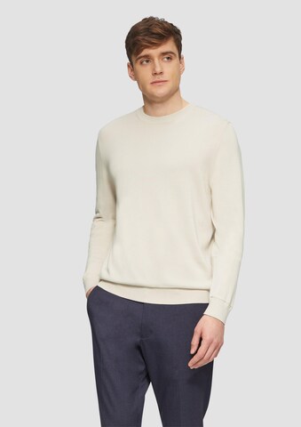 s.Oliver BLACK LABEL Trui in Beige: voorkant
