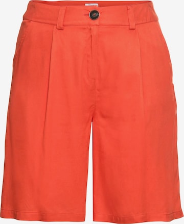 Loosefit Pantalon à pince SHEEGO en orange : devant