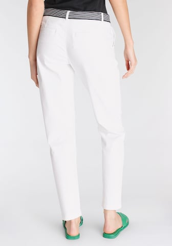 DELMAO Slim fit Chino Pants in White