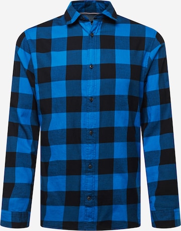 Camicia 'JJEGingham' di JACK & JONES in blu: frontale