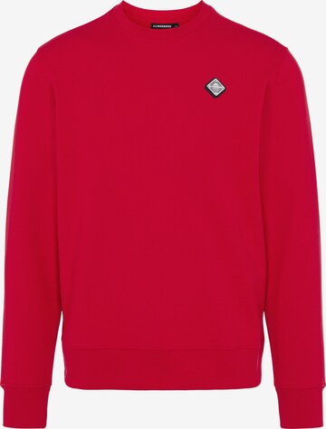 J.Lindeberg Sweatshirt in Red: front