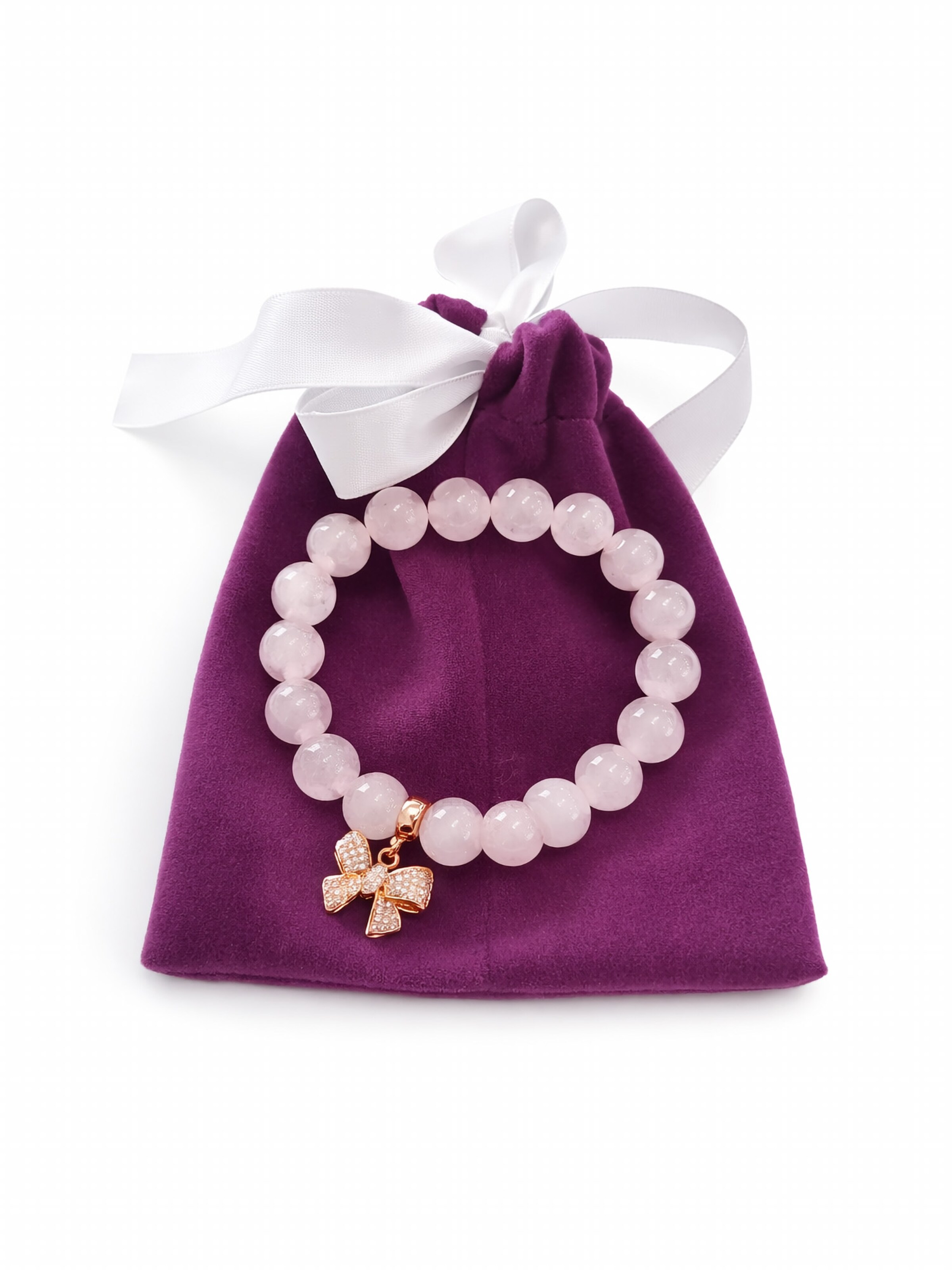 Secret Stones Bracelet 'Harmony Thread' in Pink