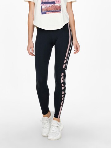 Skinny Pantalon de sport 'Jood' ONLY PLAY en noir : devant