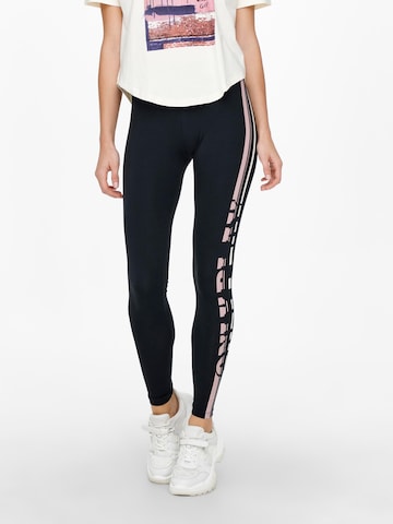 ONLY PLAY Skinny Sports trousers 'Jood' in Black: front