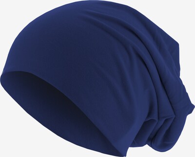 MSTRDS Bonnet 'Beanie' en bleu foncé, Vue avec produit