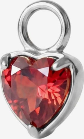 PURELEI - Colgante 'Red Heart' en plata: frente
