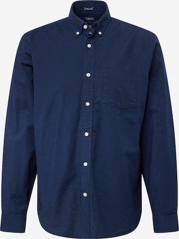 GAP Regular fit Button Up Shirt in Blue: front