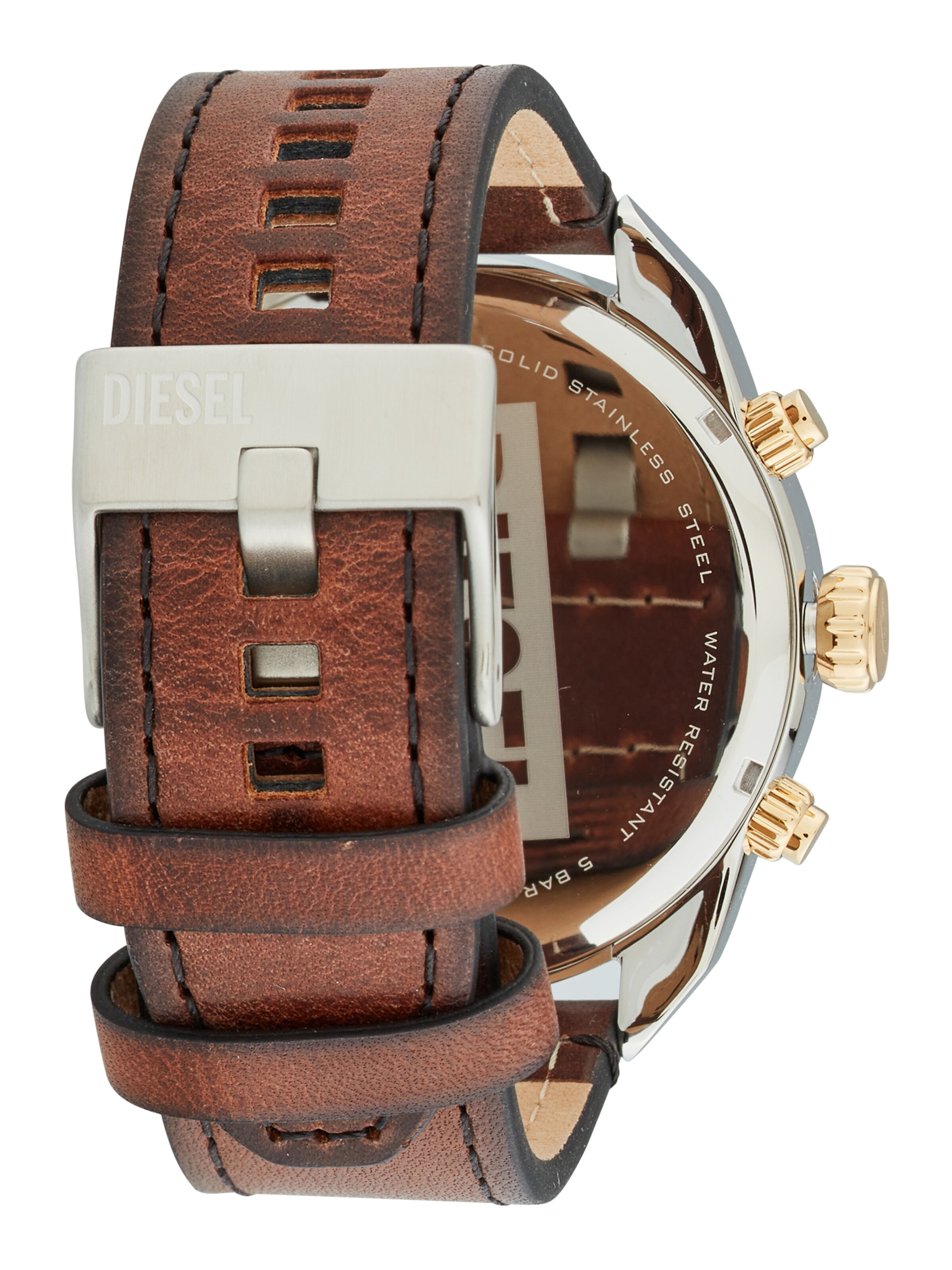 Orologio analogico 'SPIKED' di DIESEL in marrone