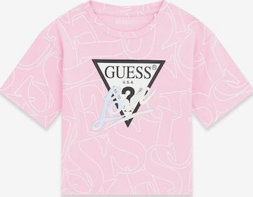 GUESS T-Shirt in Pink: Vorderseite