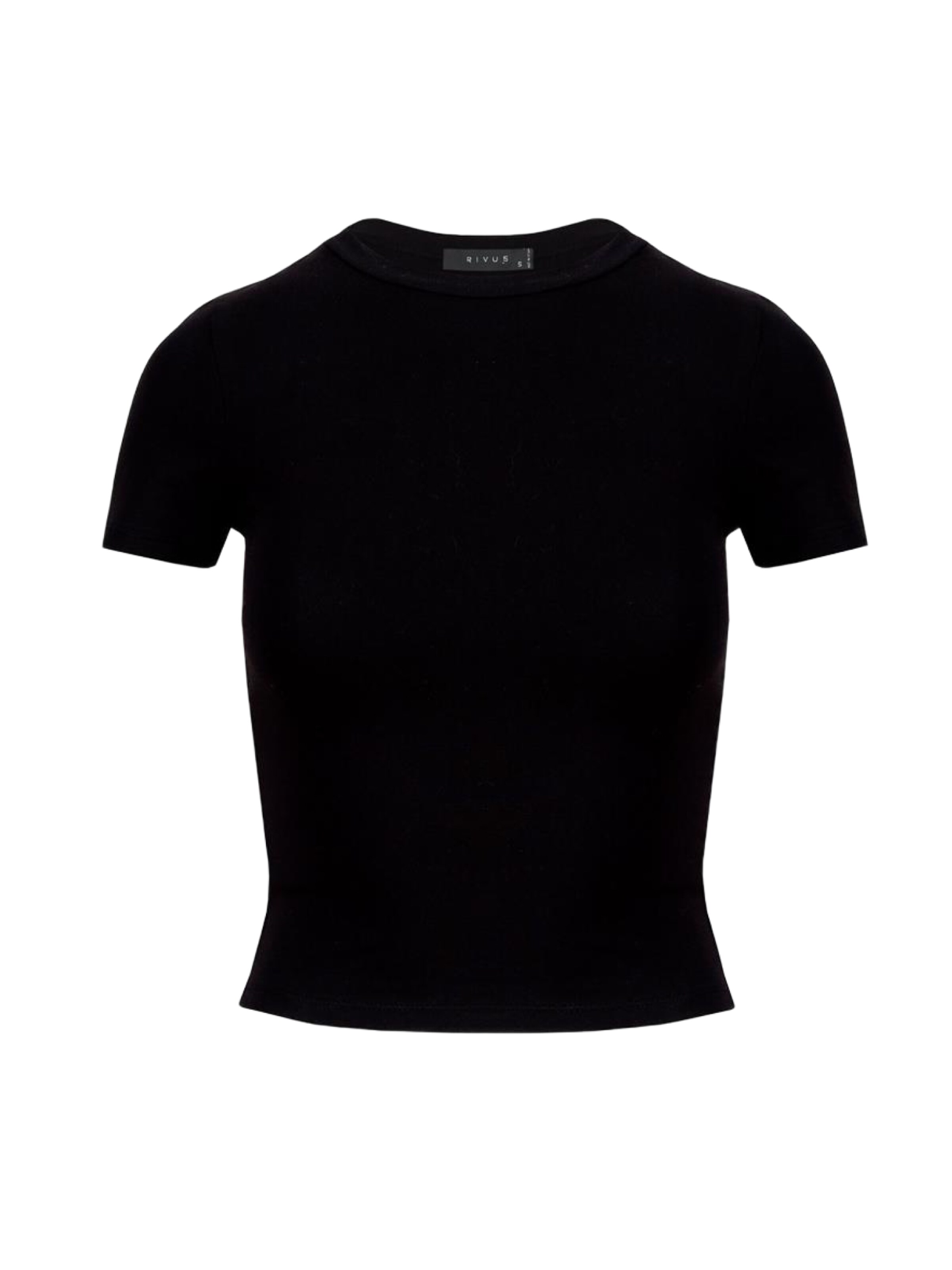 T-shirt Rivus en noir : devant