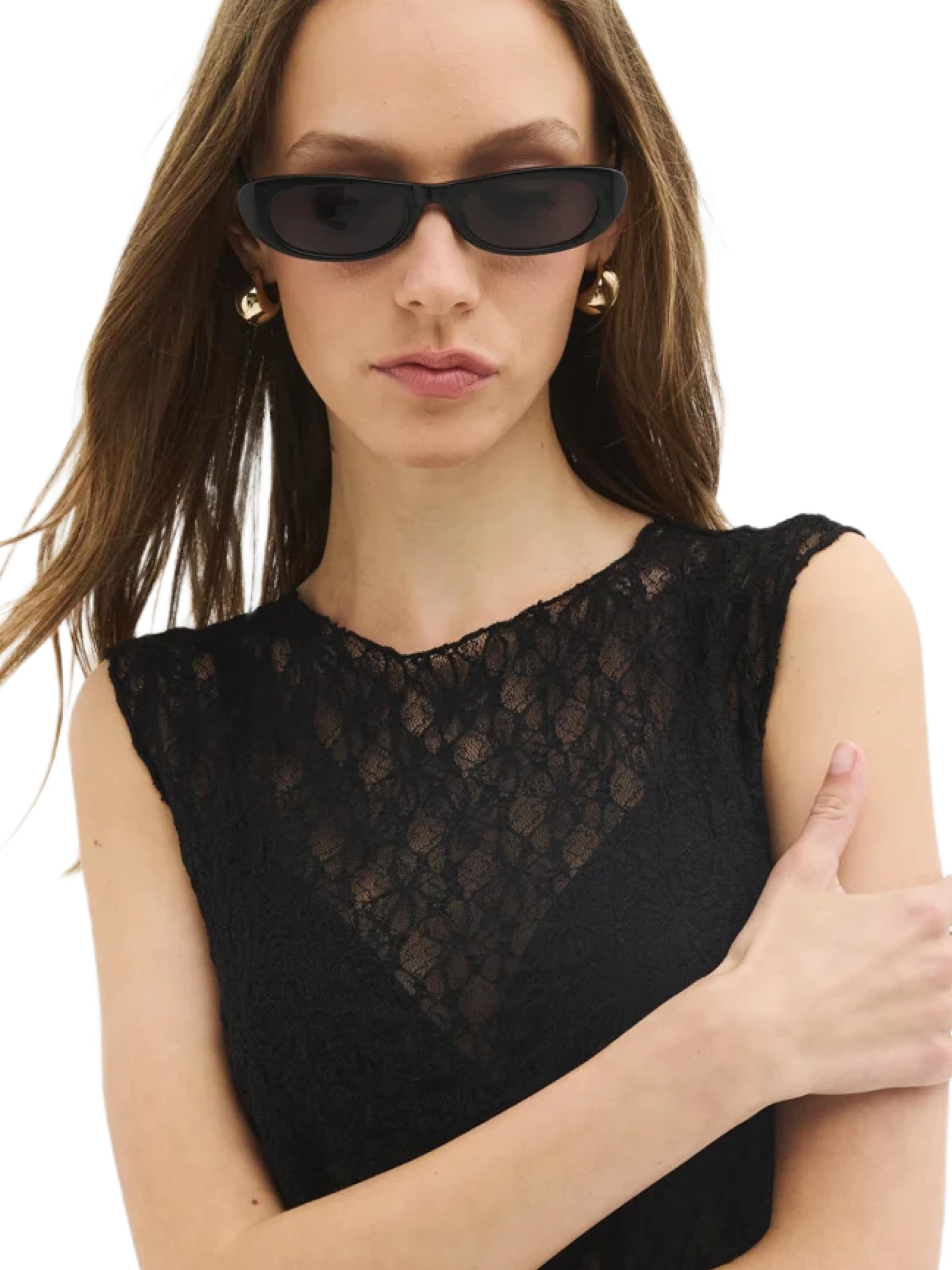 No Matter What Bluse in Schwarz