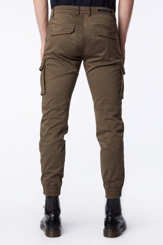 Coupe slim Pantalon cargo 'Bob Gym Up' GAS Jeans en vert