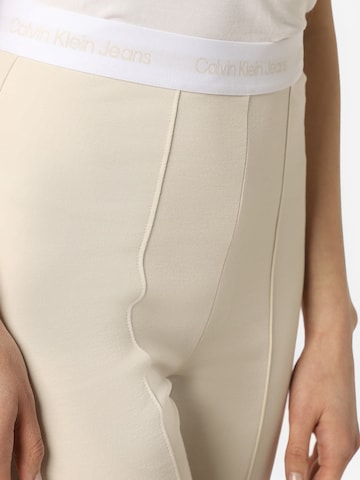 Calvin Klein Jeans Kitsas Retuusid 'Milano', värv valge