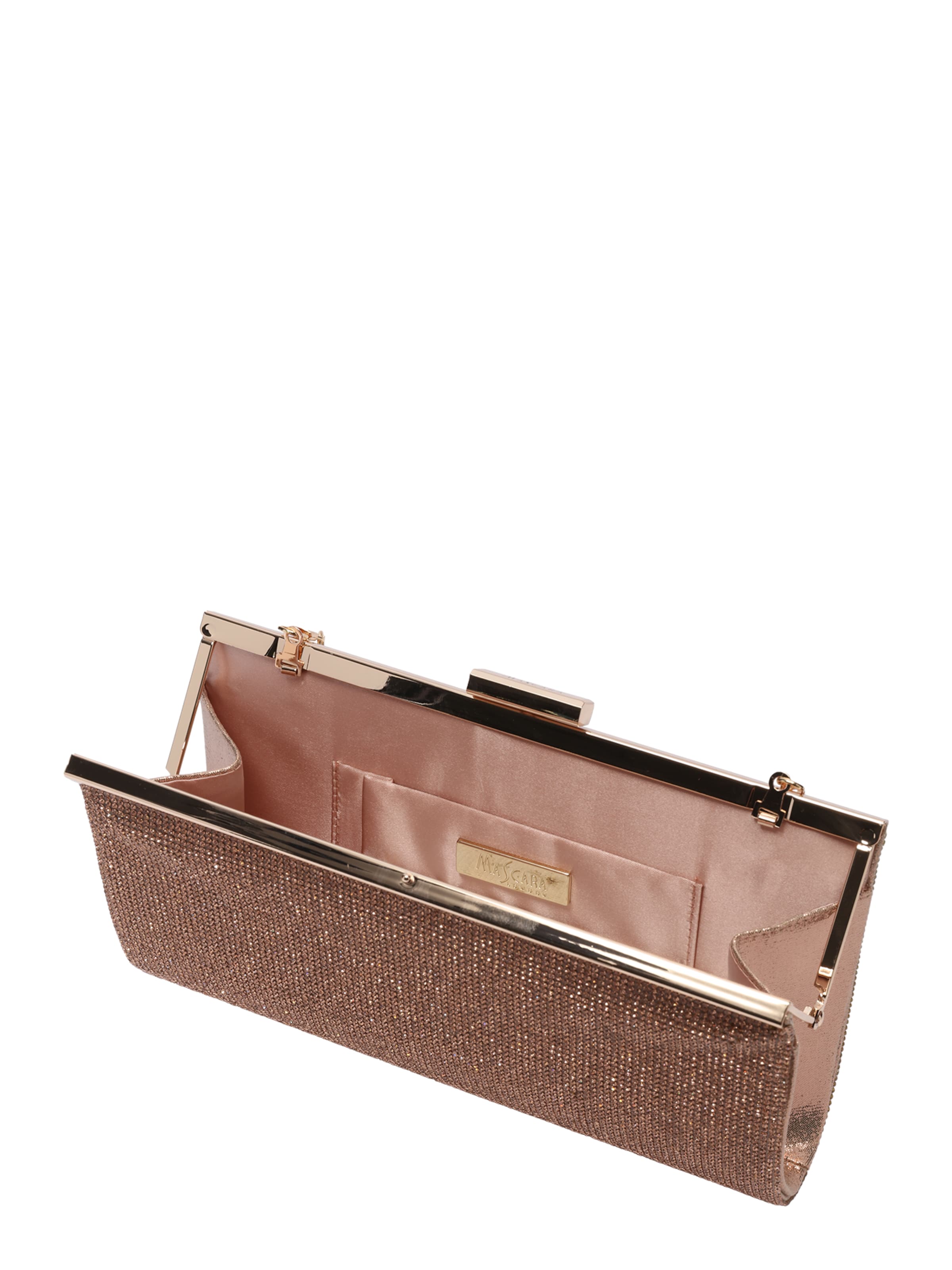 mascara Clutch i guld