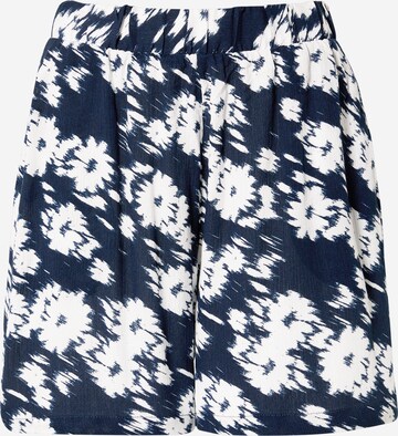 ICHI Pants in Blue: front