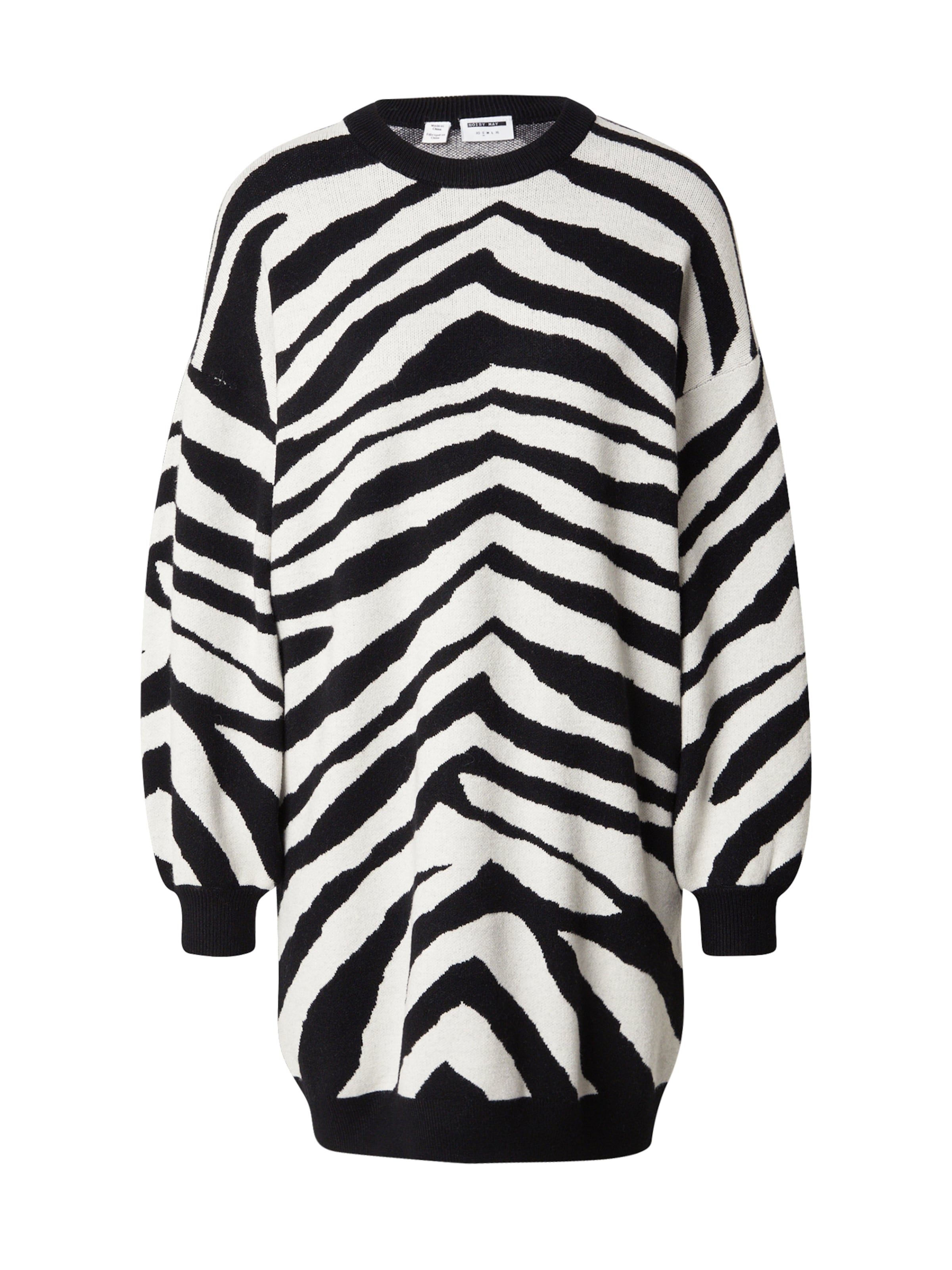 Rochie tricotat 'NMSHYLA' de la Noisy may pe negru: față