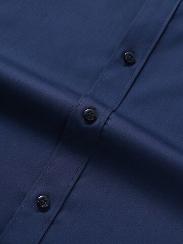 ALLTHEMEN Regular fit Business Shirt 'Gelassenheit' in Blue