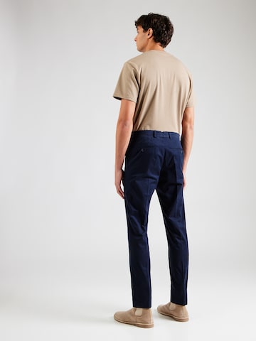 Hackett London Slimfit Lærredsbukser 'KENSINGTON' i blå
