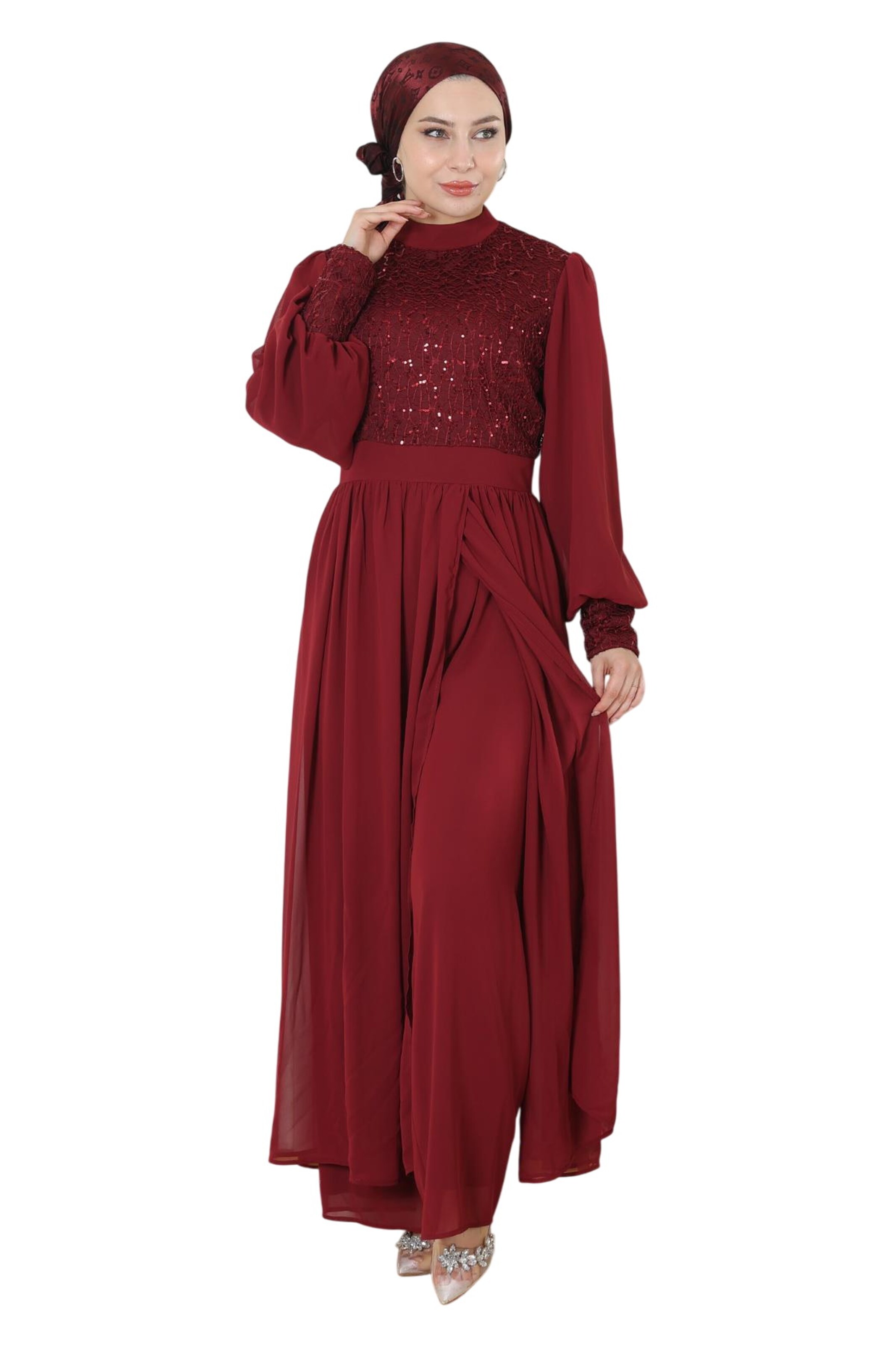 MODAMIHRAM Pantsuit in Red: front