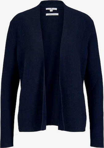 TOM TAILOR Knit Cardigan in Blue: front