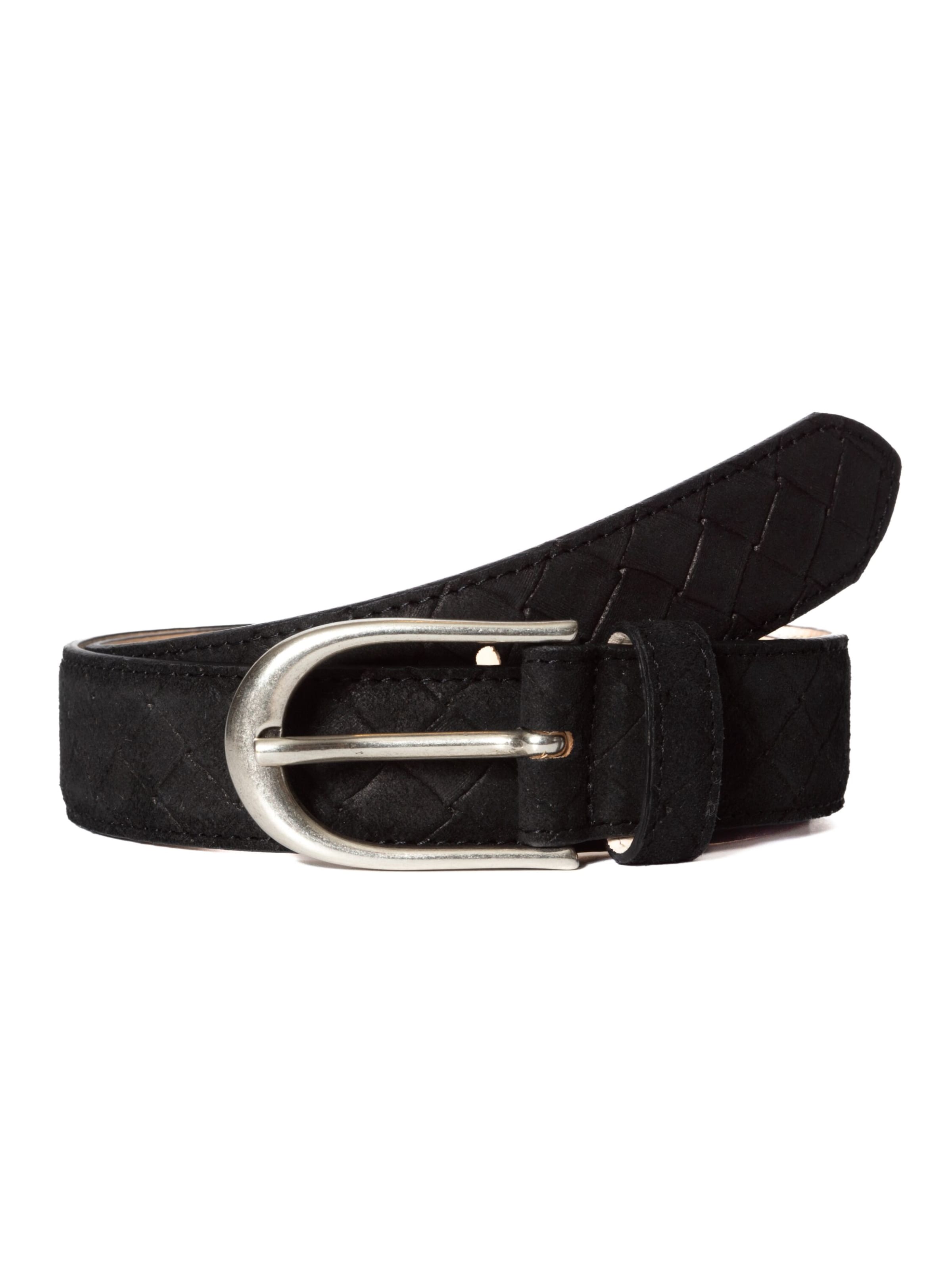 BA98 Gürtel in Schwarz: Vorderseite