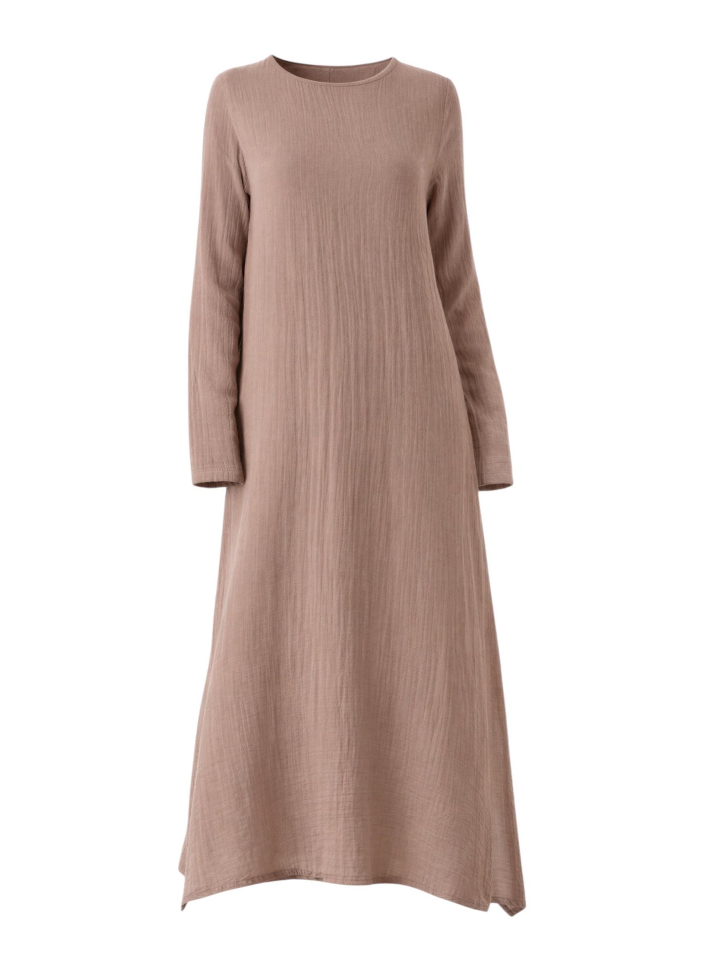 Tunique 'Nayla Modest' WENOR en beige : devant