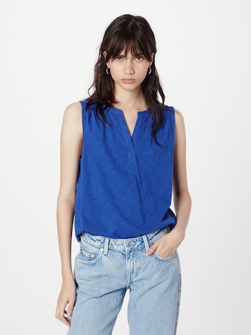 s.Oliver Blouse in Blauw: voorkant