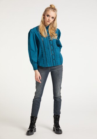 myMo ROCKS Blouse in Blauw