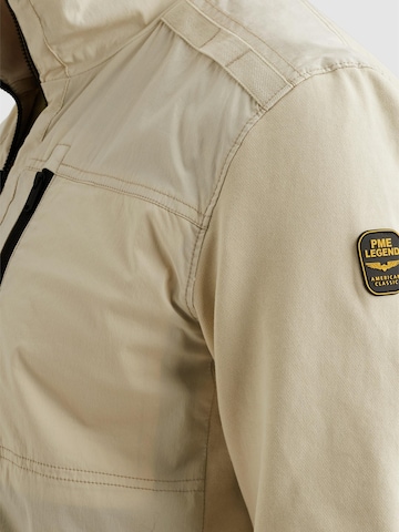 PME Legend Übergangsjacke 'Hybrid jacket with zipper closure and side pockets'‌‌‌‌‌‌‌ in Beige