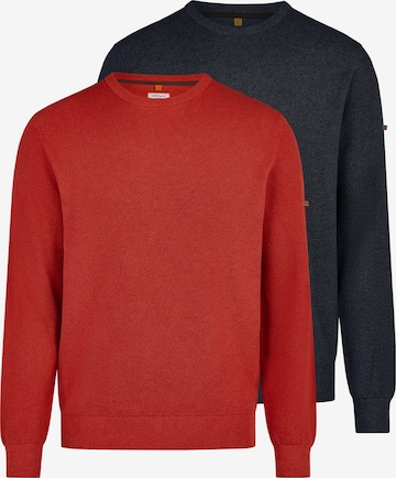 redmond Pullover 'Basic' in Rot: Vorderseite