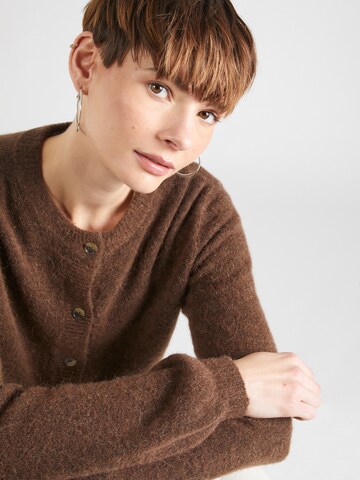 Soft Rebels Knit Cardigan 'Allison' in Brown