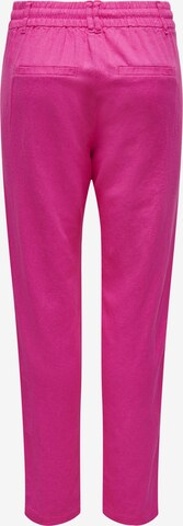 regular Pantaloni con pieghe 'CARO POPTRASH' di ONLY in rosa